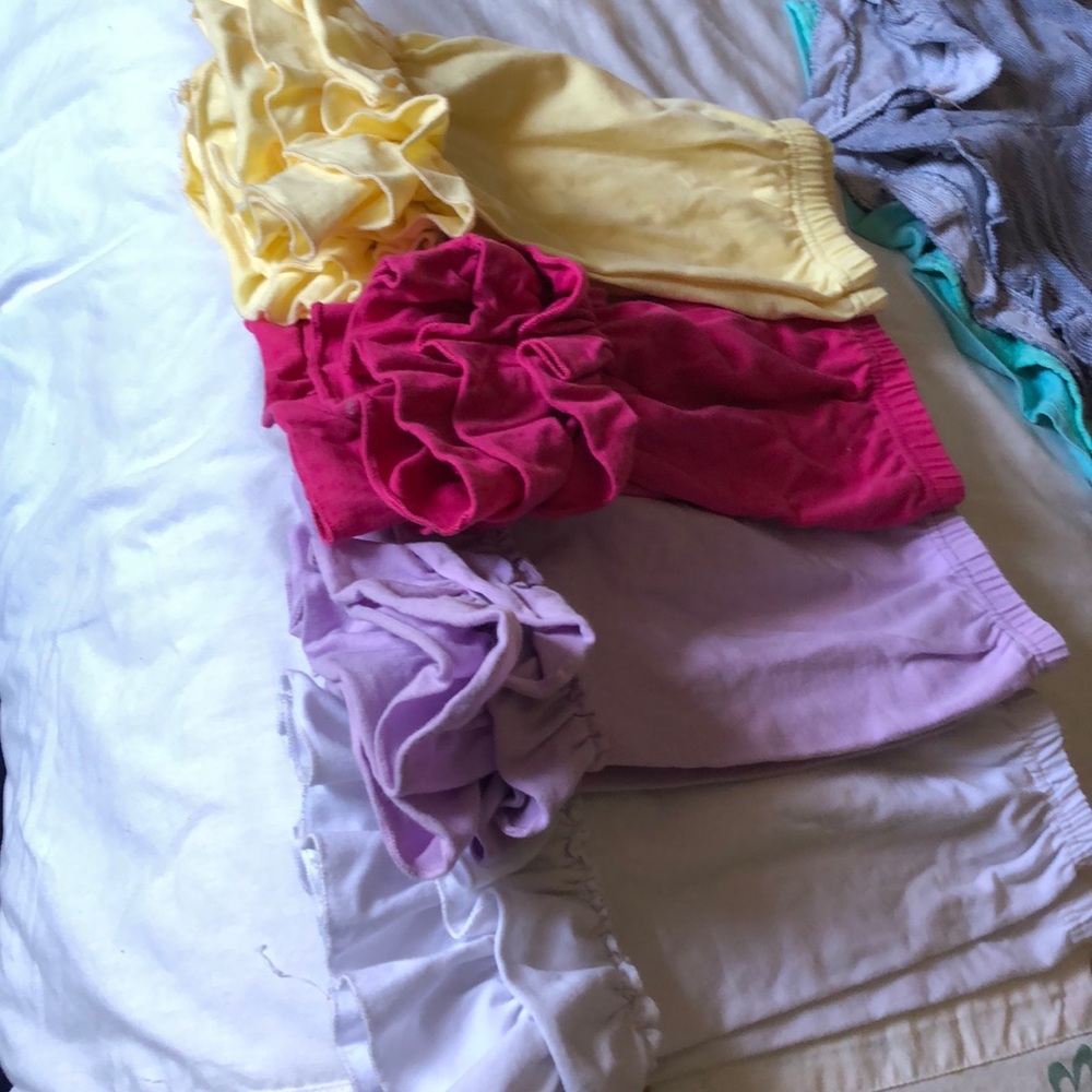 Ruffle shorts set 7